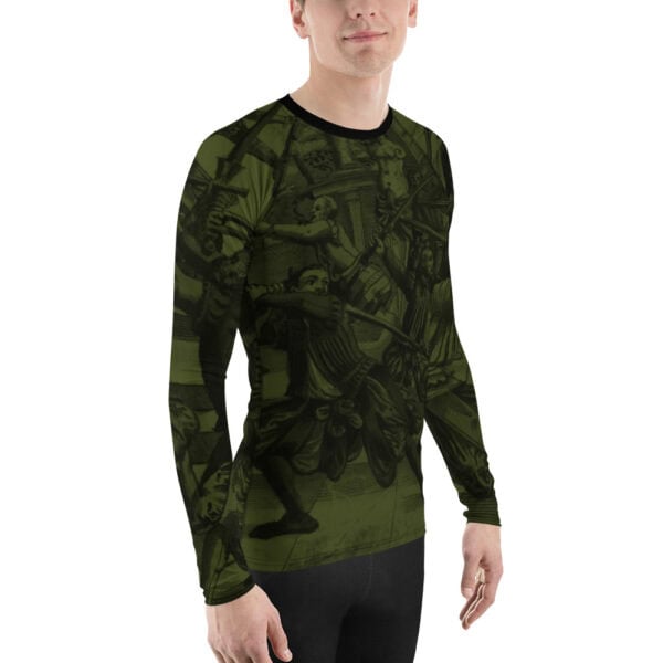 Verborgennhaw Men's Rash Guard - Image 3
