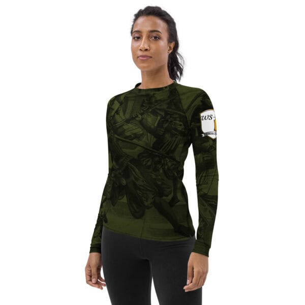 Verborgennhaw Women's Rash Guard - Image 3