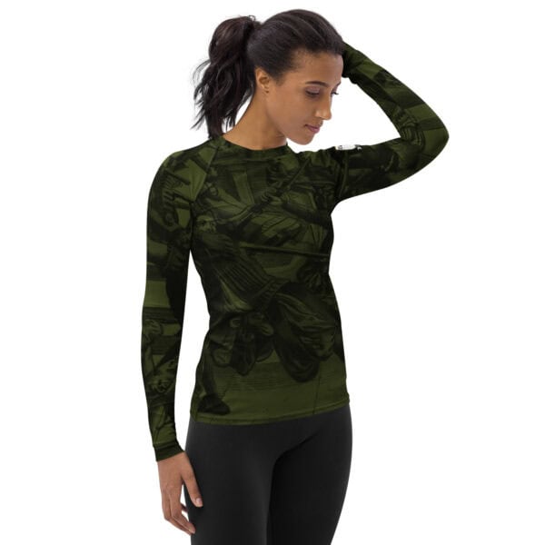 Verborgennhaw Women's Rash Guard - Image 4